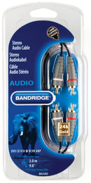Bandridge Bal4203 Stereo-audiokabel 3.0 M