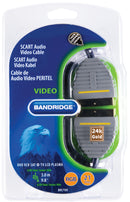 Bandridge BVL7103 Scart Kabel Scart Male - Scart Male 3.00 M Blauw
