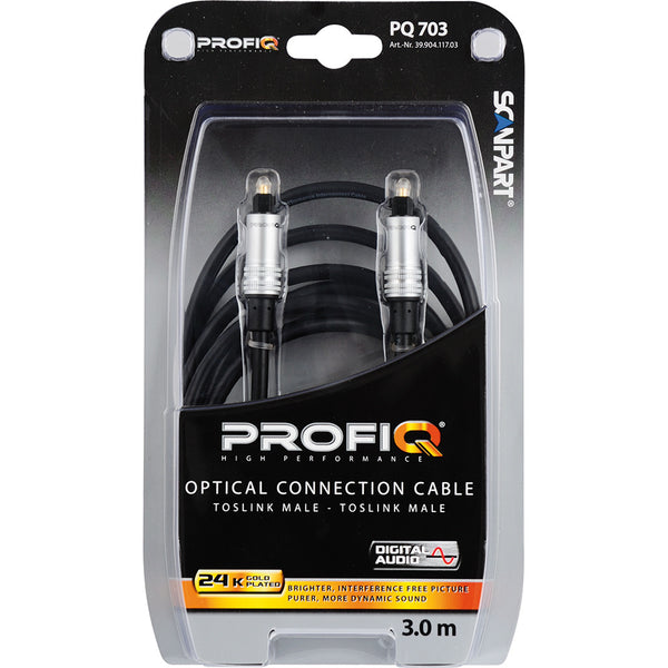 ProfiQ PQ703 Optische Audiokabel 3M