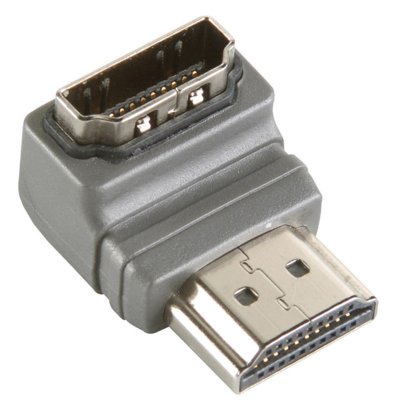 Bandridge BVP133 High Speed Hdmi Met Ethernet Adapter 90° Haaks Hdmi-connector - Hdmi Female Grijs