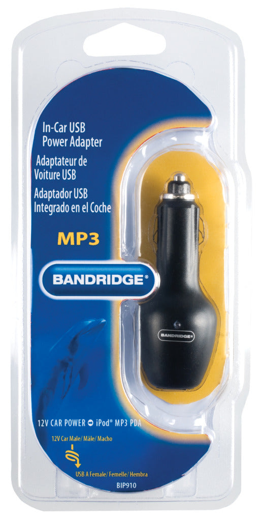 Bandridge BIP910 Usb-voedingsadapter voor In de Auto
