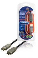 Bandridge BCL2702 Displayport Kabel Displayport Male - Hdmi-connector 2.00 M Blauw