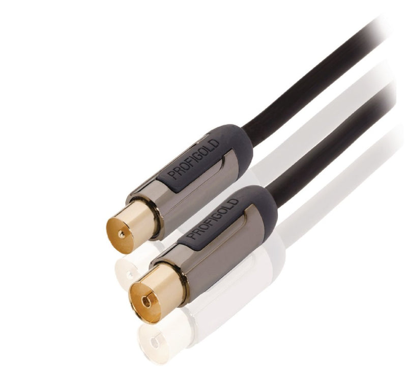 Profigold Prol8703 Coaxkabel Male - Female 3,00 M Zwart