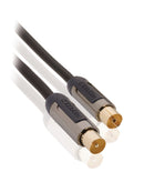 Profigold Prol8703 Coaxkabel Male - Female 3,00 M Zwart