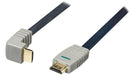 Bandridge BVL1372 High Speed HDMI 270 Graden Platte Kabel Verguld 2 m