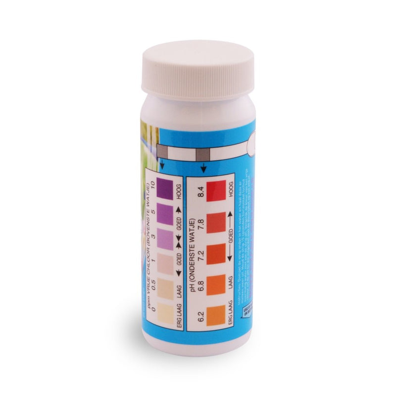 Interline Zwembad Teststrips 2in1 voor Chloor en pH-waarden 25 stuks