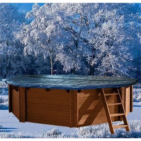 Interline Winterafdekking voor Houten Zwembad 8-Hoek 655 cm