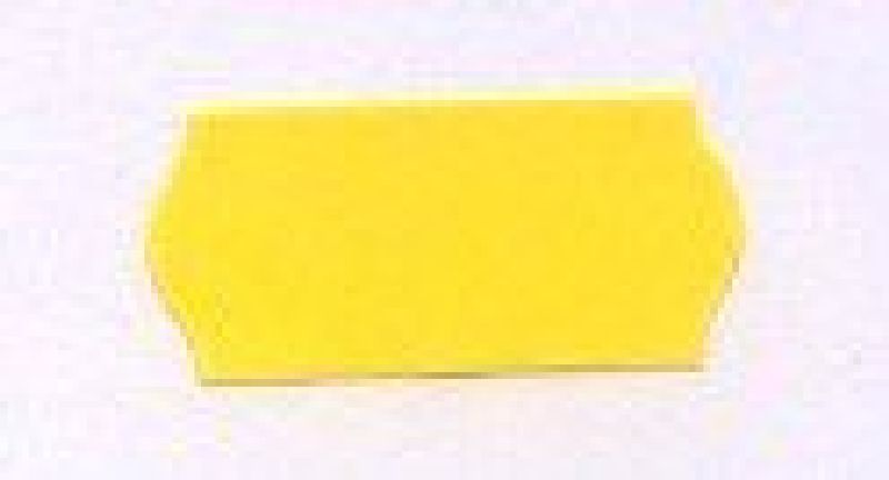 Etiket 2612 fluor geel permanent 6 rol a 1500 stuks