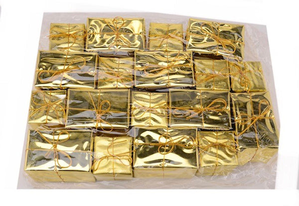 Pakjesguirlande goud 7x7-12x8 1.8m