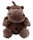 Pluche Nijlpaard met lus +/- 40cm