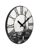 NeXtime NE-3004 Wandklok Dia. 39 Cm, Plastic, 3D, Grijs, &#039;La Ville&#039;