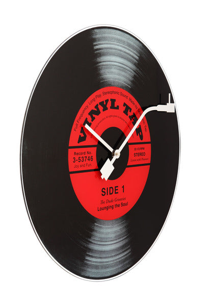 NeXtime NE-8141 Wandklok Dia. 43 Cm, Glas, 'Vinyl Tap'