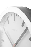 NeXtime NE-3999ST Wandklok Dia. 35 Cm, Geborsteld Aluminium, &#039;Station&#039;