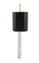 NeXtime NE-3069 Wandklok 40x10 Cm Plastic, Zwart Met Slinger, 'Scholar'