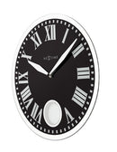 NeXtime NE-8161 Wandklok Dia. 43 X 4.2 Cm, Glas, Zwart, 'Romana'