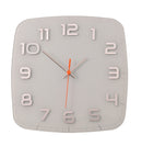 NeXtime NE-8816WI Wandklok 30 X 30 X 3.5 Cm, Glas, Wit, 'Classy Square'