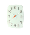 NeXtime NE-8816WI Wandklok 30 X 30 X 3.5 Cm, Glas, Wit, 'Classy Square'