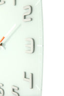 NeXtime NE-8816WI Wandklok 30 X 30 X 3.5 Cm, Glas, Wit, 'Classy Square'
