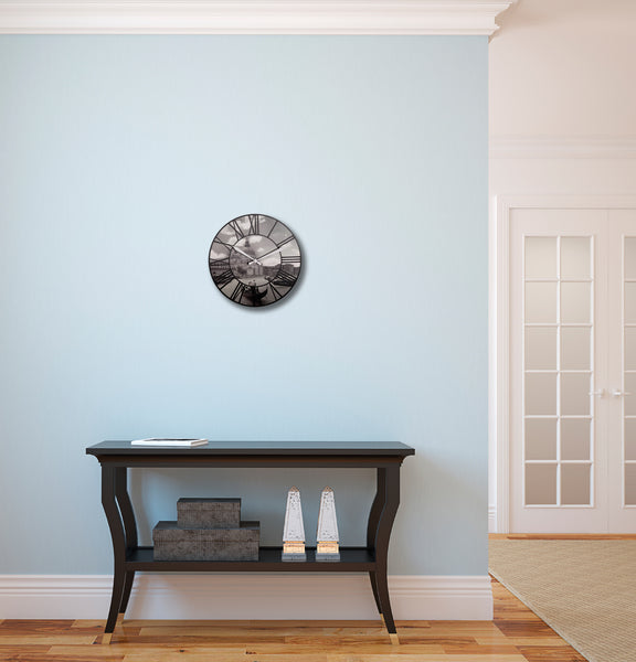 NeXtime NE-3106 Wandklok Dia. 39 Cm, Plastic, 3D, Grijs, 'Venice'