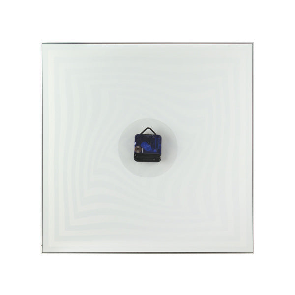 NeXtime NE-8177 Wandklok 43x43cm, Glas, Zwart, 'Gracy'