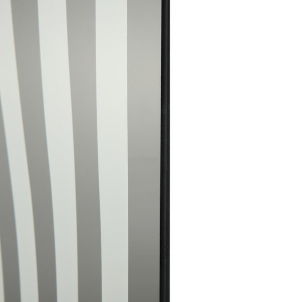 NeXtime NE-8177 Wandklok 43x43cm, Glas, Zwart, 'Gracy'