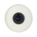 NeXtime NE-3096WI Wandklok Dia. 35 Cm, Hout, Wit, 'Wood Wood Medium'