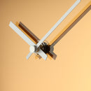 NeXtime NE-2855CO Wandklok 19 X 38 Cm, Glas, Koper, 'Bold Stripes'