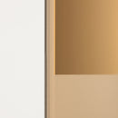 NeXtime NE-2855CO Wandklok 19 X 38 Cm, Glas, Koper, 'Bold Stripes'