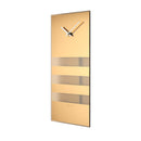 NeXtime NE-2855CO Wandklok 19 X 38 Cm, Glas, Koper, 'Bold Stripes'