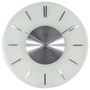 NeXtime NE-3147 Wandklok Dia. 40 Cm, Melkglas, 'Stripe' Radio Controlled