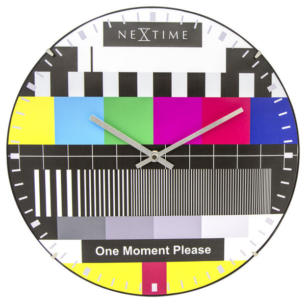 NeXtime NE-3162 Glazen Wandklok Testpage Dome 35 cm