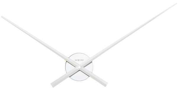 NeXtime NE-3118WI Wandklok Dia. 70 Cm, Wit, 'Hands'