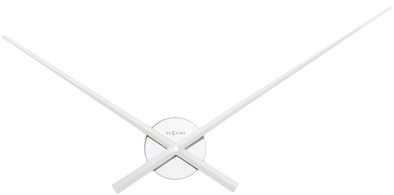 NeXtime NE-3118WI Wandklok Dia. 70 Cm, Wit, 'Hands'