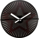 NeXtime NE-3128 Wandklok Dia. 30 Cm, Metaal, Rood/wit, 'Kinegram Star'