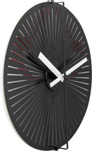 NeXtime NE-3128 Wandklok Dia. 30 Cm, Metaal, Rood/wit, 'Kinegram Star'