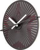 NeXtime NE-3128 Wandklok Dia. 30 Cm, Metaal, Rood/wit, 'Kinegram Star'