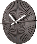 NeXtime NE-3129 Wandklok Dia. 30 Cm, Metaal, Zwart/wit, 'Kinegram Star'