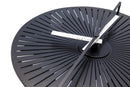 NeXtime NE-3129 Wandklok Dia. 30 Cm, Metaal, Zwart/wit, 'Kinegram Star'