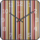 NeXtime NE-3169 Wandklok 35 X 35 Cm, Bol Glas, 'Smithy Square Dome'