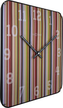 NeXtime NE-3169 Wandklok 35 X 35 Cm, Bol Glas, 'Smithy Square Dome'