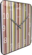 NeXtime NE-3169 Wandklok 35 X 35 Cm, Bol Glas, 'Smithy Square Dome'