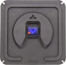 NeXtime NE-3169 Wandklok 35 X 35 Cm, Bol Glas, 'Smithy Square Dome'