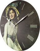 NeXtime NE-3186 Wandklok Dia. 50 Cm, Hout, 'Portrait Of Mrs Serizy'