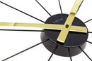 NeXtime NE-2610GO Wandklok Dia. 58 Cm, Plastic, Goud, 'Plug Inn'