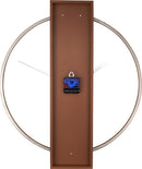 NeXtime NE-3195BR Wandklok 50.8x58.2x4.3, Hout/Steel, Bruin