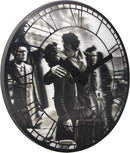 NeXtime NE-3213 Wandklok Dia. 39.5 Cm, Plastic, Zwart