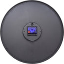 NeXtime NE-3213 Wandklok Dia. 39.5 Cm, Plastic, Zwart