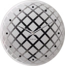 NeXtime NE-8185ZI Wandklok Dia. 43 Cm, Glas/spiegel, Zilver