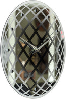 NeXtime NE-8185ZI Wandklok Dia. 43 Cm, Glas/spiegel, Zilver