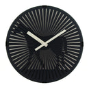 NeXtime NE-3218 Wandklok Horse Ø30,5 Plastic Motion Zwart